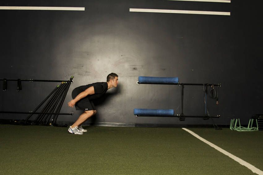 Broad Jump (Standing Long Jump) exercise demonstration, targeting the glutes