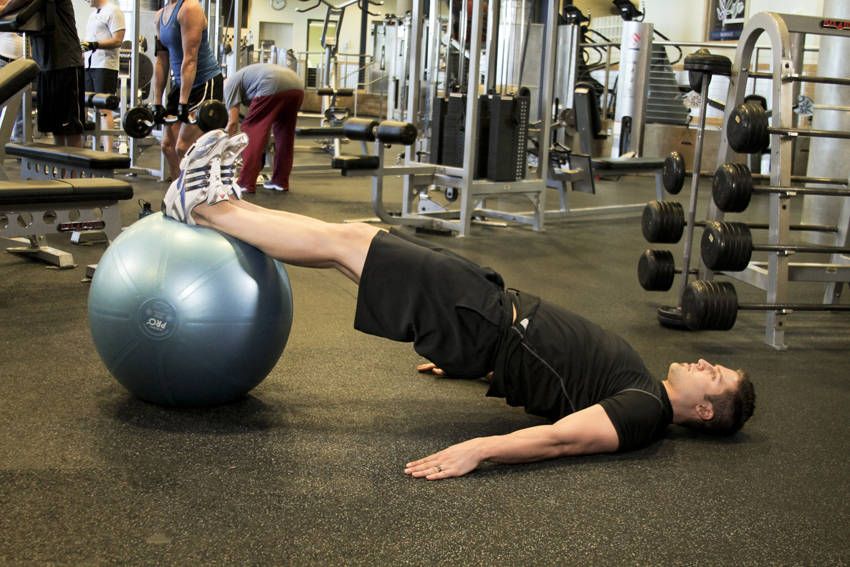 Leg Curl exercise demonstration, targeting the hamstrings