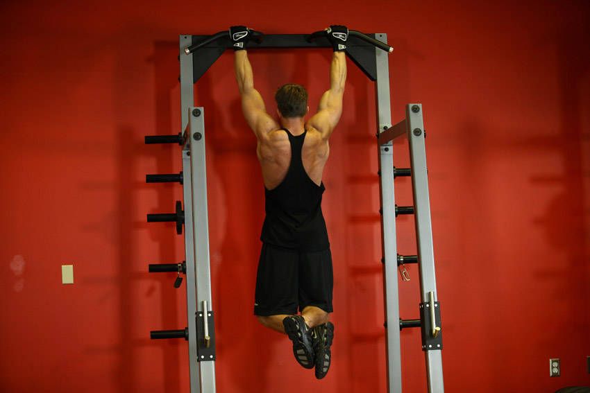 Pull-Up exercise demonstration, targeting the back