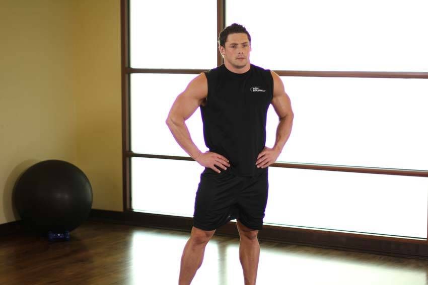 Side Neck Stretch exercise demonstration, targeting the neck
